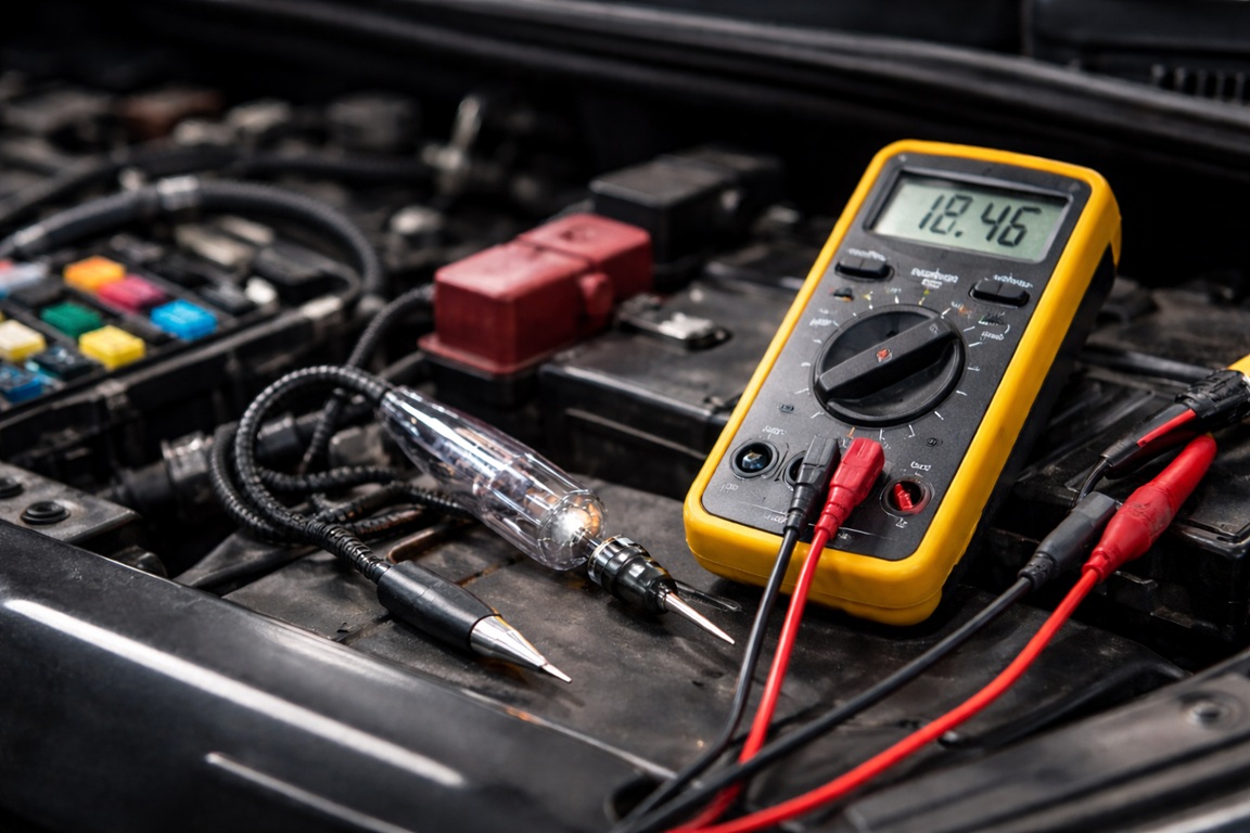 Multimeter test lamp